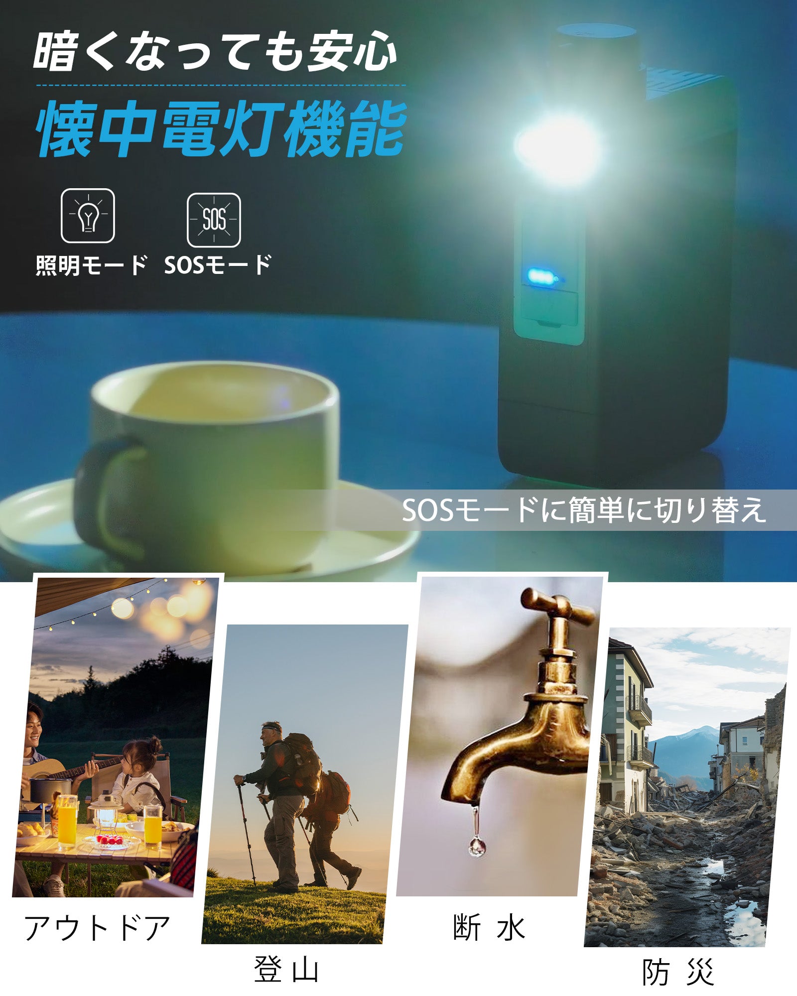 Greeshow GS-2809 携帯浄水器 Greeshow 携帯浄水器 GS-2809 電動 ソーラー充電 手動ポンプ